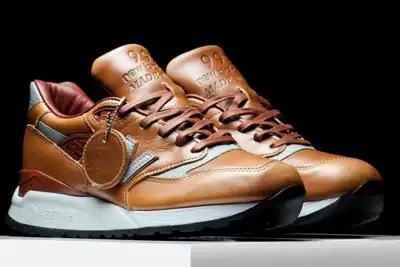 Leather option for two New Balance styles