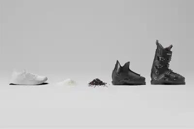 Concept shoe from Salomon recycles into ski boot shell