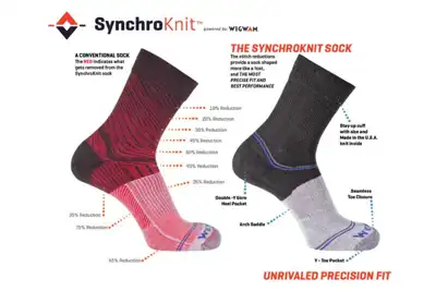 Wigwam removes stitching for a contoured knit running sock
