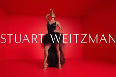 Ballet icon dances in Stuart Weitzman stilettos