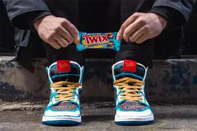 Shoe Surgeon uses leather elements in Twix shoe