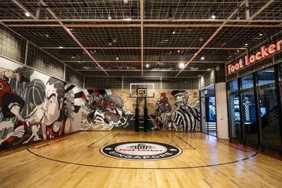 Latest Foot Locker includes basketball court