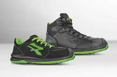 Carbon-neutral safety shoes
