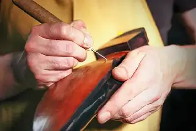 Leather outsoles, not to be overlooked