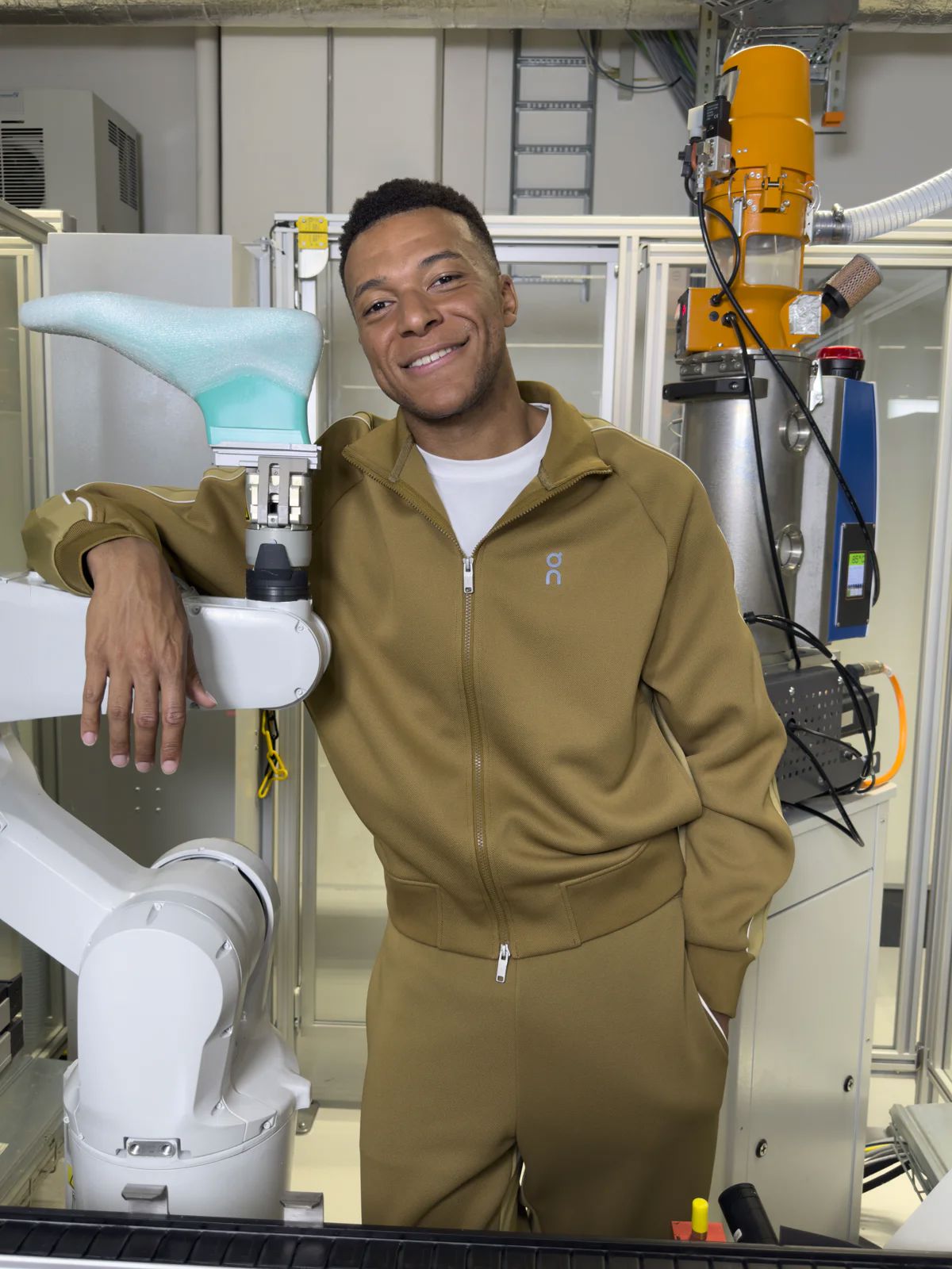On enters football with Mbappé